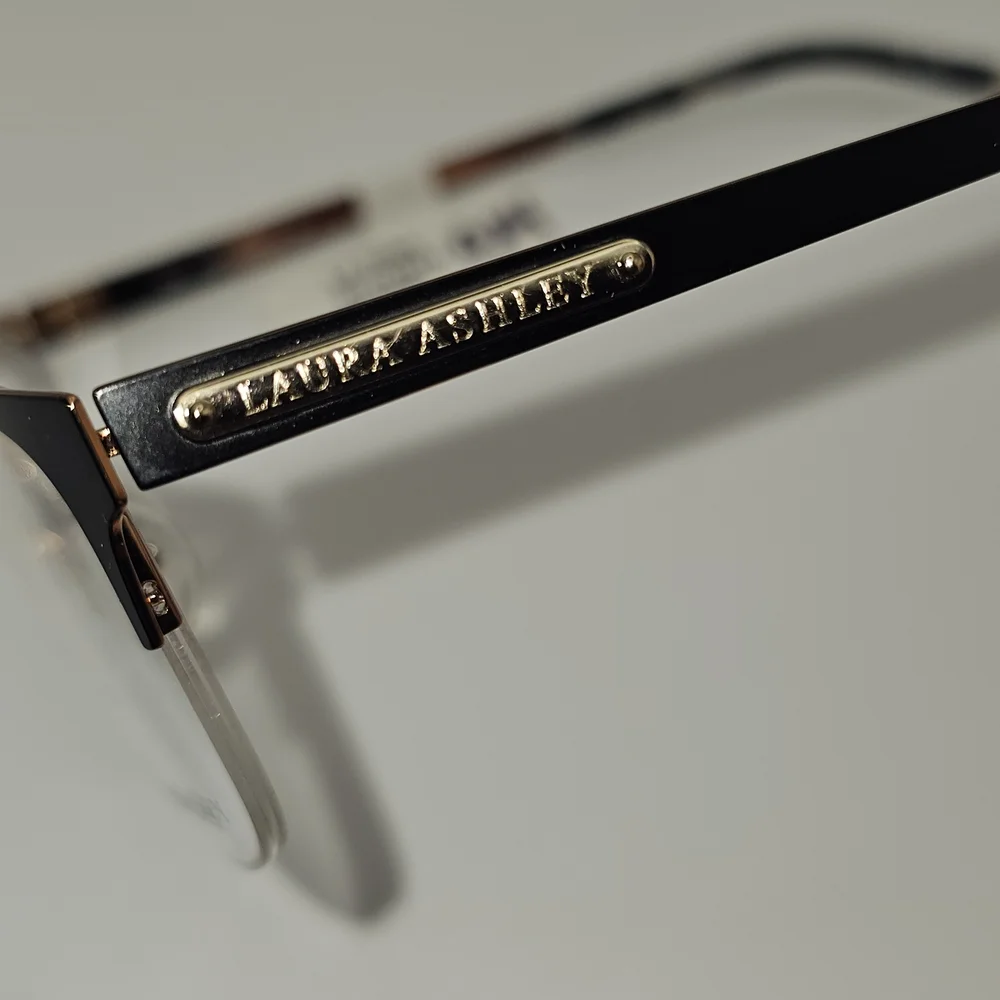 LAURA ASHLEY EYEWEAR TESS BLACK 51-20-140 RX EYEGLASSES FRAME‎